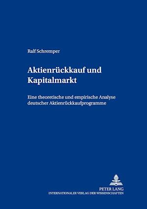 Aktienrueckkauf Und Kapitalmarkt