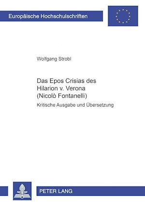 Das Epos "crisias" Des Hilarion V. Verona (Nicolo Fontanelli)