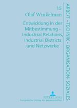 Entwicklung in der Mitbestimmung – Industrial Relations, Industrial Districts und Netzwerke