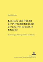 Konstanz und Wandel der Pferdedarstellung in der neueren deutschen Literatur
