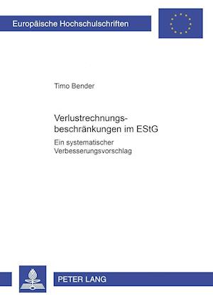 Verlustverrechnungsbeschraenkungen Im Estg