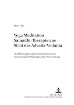 Yoga Meditation Samadhi Therapie Aus Sicht Des Advaita-Vedanta