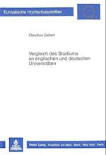 Vergleich Des Studiums an Englischen Und Deutschen Universitaeten