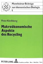 Makrooekonomische Aspekte Des Recycling