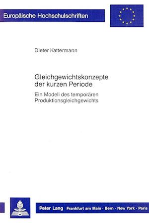 Gleichgewichtskonzepte Der Kurzen Periode