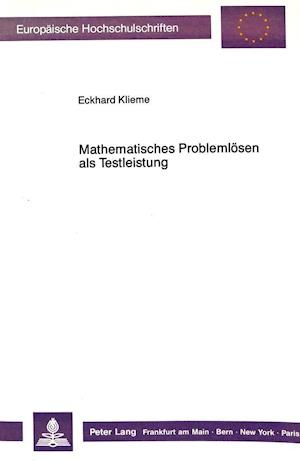 Mathematisches Problemloesen ALS Testleistung