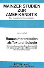 Romaninterpretation ALS Textarchaeologie