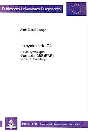 La Syntaxe Du G