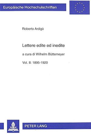 Lettere Edite Ed Inedite