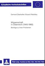 Wissenschaft in Oesterreich (1945-1960)