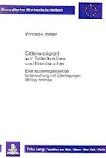 Sittenwidrigkeit Von Ratenkrediten Und Kreditwucher