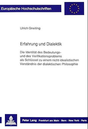 Erfahrung Und Dialektik