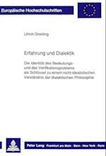 Erfahrung Und Dialektik