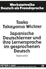 Japanische Deutschlerner Und Ihre Lernersprache Im Gesprochenen Deutsch