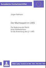 Der Machtaspekt Im Uwg