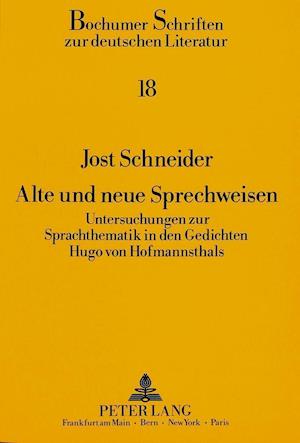 Alte Und Neue Sprechweisen