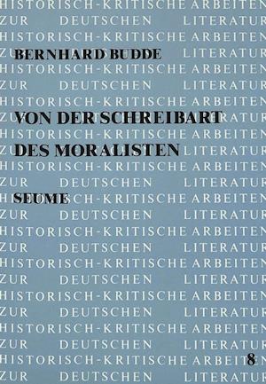 Von Der Schreibart Des Moralisten