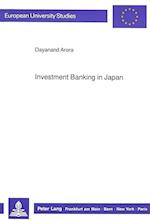 Investment Banking in Japan