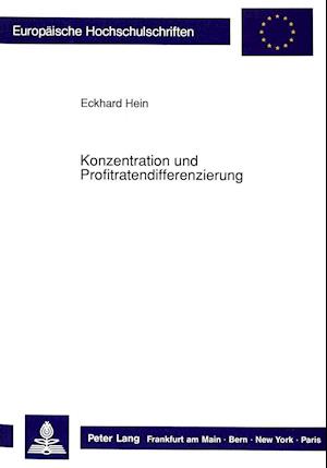 Konzentration Und Profitratendifferenzierung