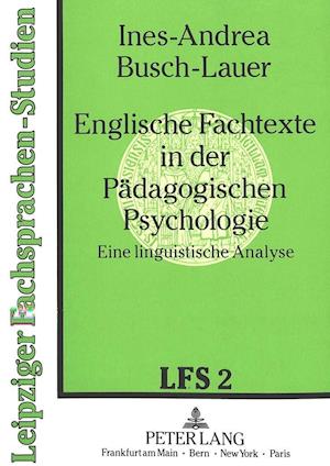 Englische Fachtexte in Der Paedagogischen Psychologie