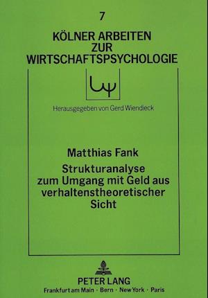 Strukturanalyse Zum Umgang Mit Geld Aus Verhaltenstheoretischer Sicht