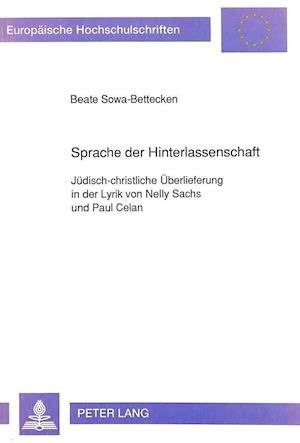 Sprache Der Hinterlassenschaft