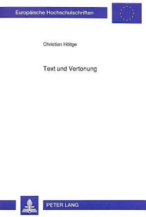 Text Und Vertonung