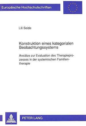 Konstruktion Eines Kategorialen Beobachtungssystems