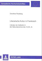 Literarische Kultur in Frankreich