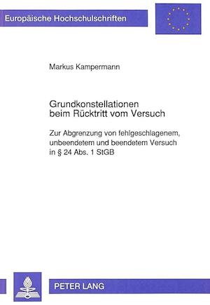 Grundkonstellationen Beim Ruecktritt Vom Versuch