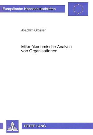 Mikrooekonomische Analyse Von Organisationen