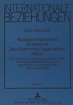 Managementprobleme Afrikanischer -Non-Governmental Organizations- (Ngos)