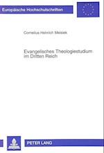 Evangelisches Theologiestudium Im Dritten Reich
