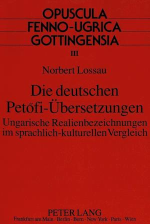 Die Deutschen Petofi-Uebersetzungen