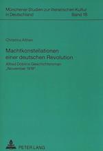 Machtkonstellationen Einer Deutschen Revolution