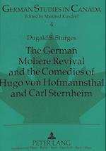 German Moliere Revival and the Comedies of Hugo von Hofmannsthal and Carl Sternheim