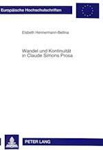 Wandel und Kontinuitaet in Claude Simons Prosa