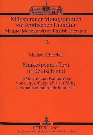 Shakespeares Text in Deutschland