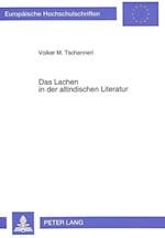 Das Lachen in Der Altindischen Literatur