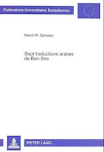 Sept Traductions Arabes de Ben Sira