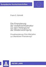 Die Finanzierung Der Verkehrsinfrastruktur VOR Dem Hintergrund Der Wiedervereinigung