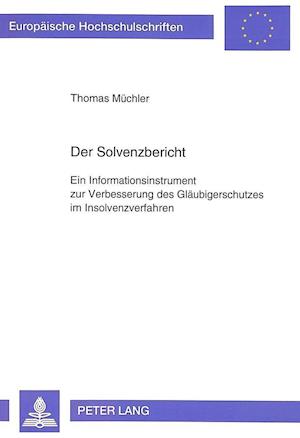 Der Solvenzbericht