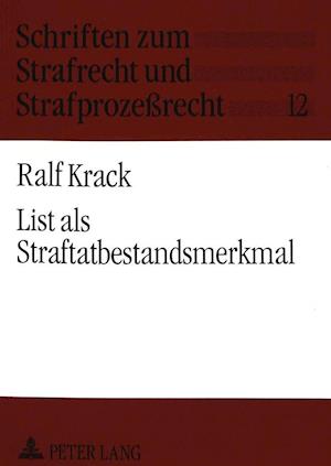 List ALS Straftatbestandsmerkmal