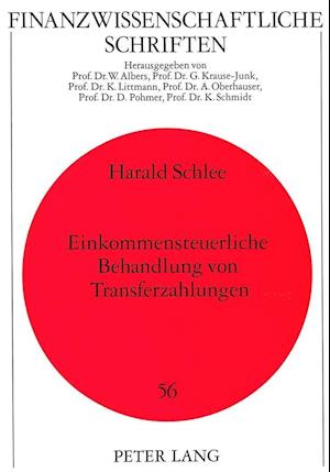 Einkommensteuerliche Behandlung Von Transferzahlungen