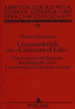 Literaturkritik ALS -Criticism of Life-