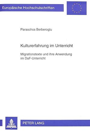 Kulturerfahrung Im Unterricht