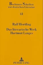 Das literarische Werk Hartmut Langes