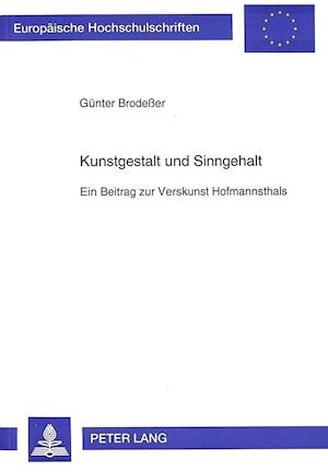 Kunstgestalt Und Sinngehalt