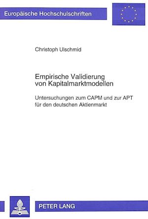 Empirische Validierung Von Kapitalmarktmodellen