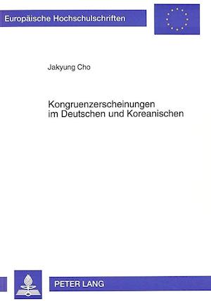 Kongruenzerscheinungen Im Deutschen Und Koreanischen